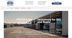 Desktop Screenshot of kellerrvstorage.com